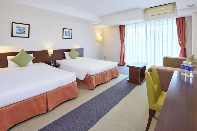 Universal, Twin Beds, 3 Beds، Hotel Yugaf Inn Okinawa 10/10