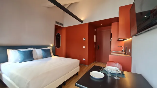 شقة بسرير مزدوج بغرفة نوم واحدة، Venice Michelangelo Hotel 9/10