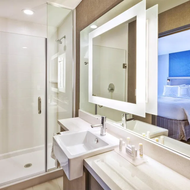 جناح بسرير كينج مع سرير سحّاب إضافي مع أريكة، SPRINGHILL SUITES BENTON HARBOR ST. JOSEPH 3/4