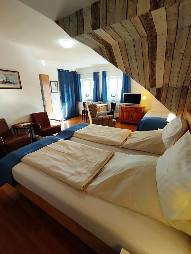 شقة بسرير مزدوج وسرير فردي بغرفة نوم واحدة، Landhaus Hammoor - Guest House 6/10