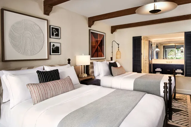 غرفة ديلوكس بسريرين كوين بشرفة، The Ritz-Carlton Bacara Santa Barbara 1/10