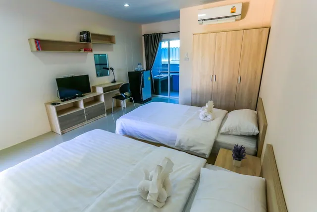 غرفة قياسية بسريرين منفصلين، Tempo Plus Apartment Mae Sot 2/4