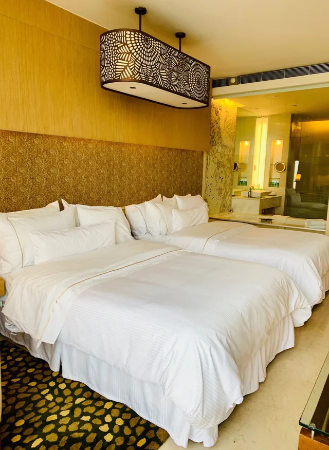 غرفة بسريرين كوين بإطلالة على المدينة، The Westin Gurgaon New Delhi 4/7