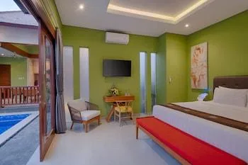 فيلا بإطلالة على المسبح بغرفة نوم واحدة، Canggu Villa By Sanga Sanga Hospitality 1/1