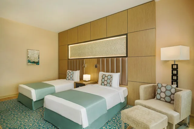 شقة بسرير كينج وسريرين منفصلين بإطلالة على المدينة بغرفتي نوم، Wyndham Doha West Bay 4/6