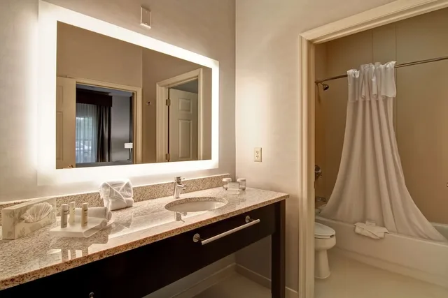 جناح بسرير كينج بحوض استحمام، Homewood Suites By Hilton Newark Cranford 8/8