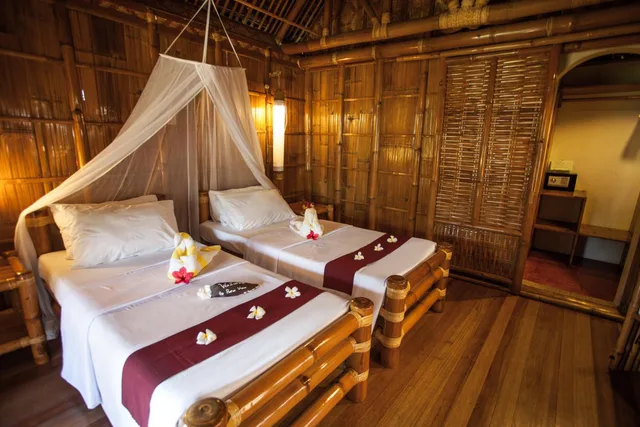 Garden, Twin Beds، Pura Vida Beach And Dive Resort 2/2