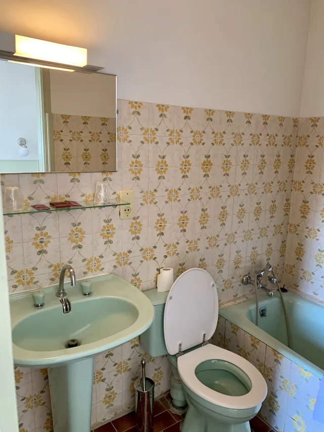 غرفة اقتصادية بسريرين منفصلين، Hôtel Les Arbousiers 3/3