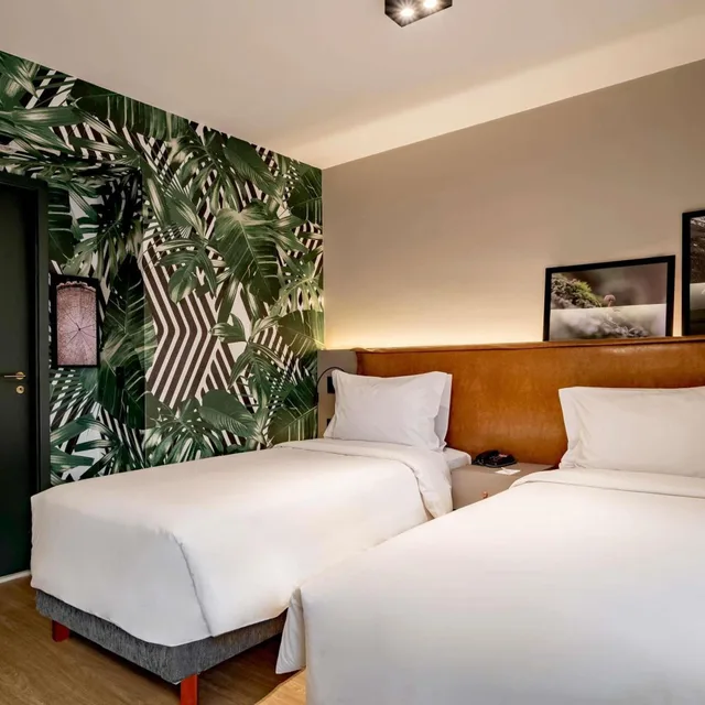 غرفة ديلوكس بسرير فردي بشرفة، Grand Mercure SP Itaim Bibi 1/2