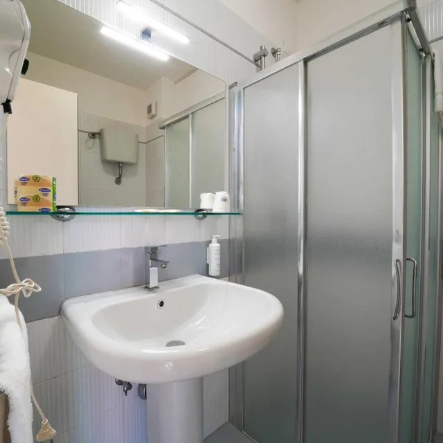 غرفة اقتصادية بسرير مزدوج، Hotel Santa Lucia 6/9