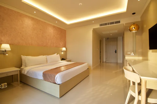 غرفة ديلوكس بسرير مزدوج بجاكوزي، The Sea-Cret Hua Hin Hotel 1/9