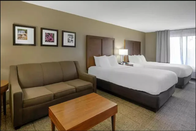 غرفة بسريرين كوين مع أريكة، Comfort Inn & Suites Peachtree Corners - Norcross 4/9