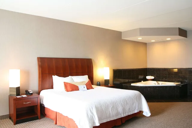 جناح بسرير كينج بحوض جاكوزي، Hilton Garden Inn Columbus Edinburgh In 1/2
