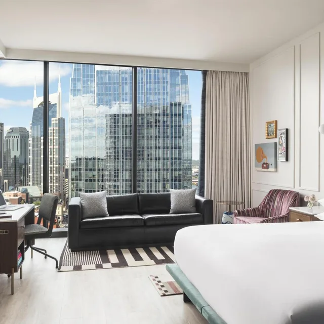 استوديو بسرير كينج بإطلالة على المدينة، Hyatt Centric Downtown Nashville 1/2