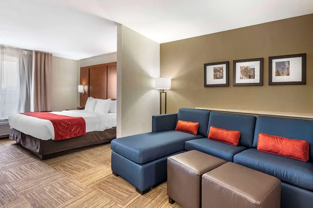 جناح تنفيذي بسرير كينج، Comfort Suites Urbana Champaign University Area 7/10