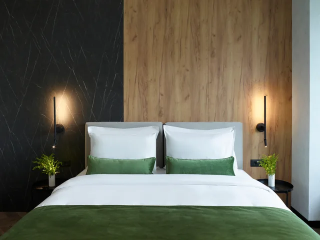 غرفة كومفورت بسرير مزدوج أو سريرين منفصلين، The Port Square Hotel 4/7
