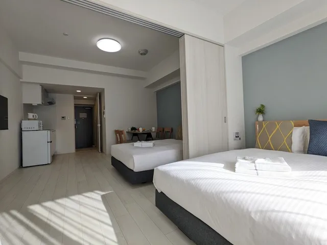 غرفة سوبيريور عائلية بسريرين مزدوجين، Eslead Hotel Namba Daikokucho 3/10