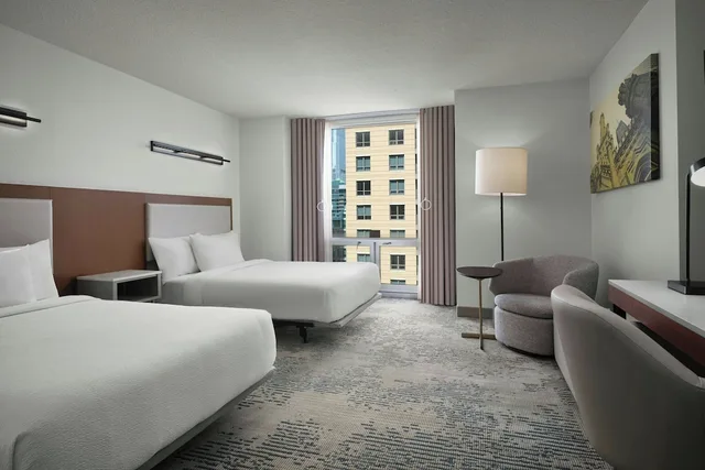 استوديو بسريرين مزدوجين بإطلالة على المدينة، Springhill Suites Chicago Downtown River North 1/10