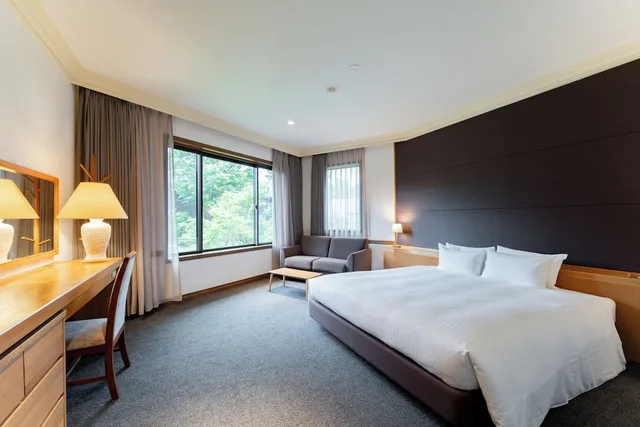 غرفة غراند بسرير مزدوج مع أريكة، Hotel Sierra Resort Hakuba 1/10