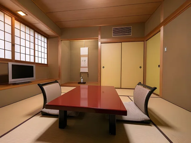 غرفة يابانية بإطلالة على الحديقة، HINOHARU RYOKAN 2/2