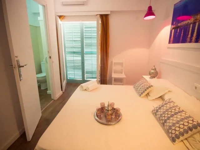 غرفة بسرير مزدوج بشرفة، Hostal Sunset Ibiza 3/10
