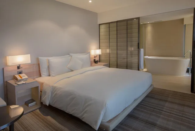 غرفة ركنية بسرير كوين، Cozzi Minsheng Taipei Hotel 1/2