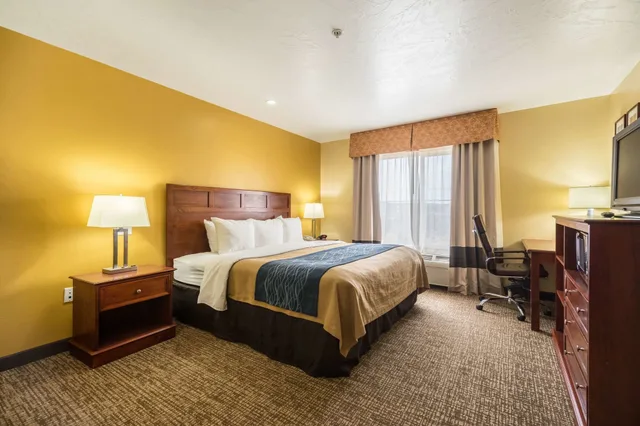 غرفة بسرير كينج لذوي الإعاقة، Comfort Inn & Suites Cedar City South, UT 1/3