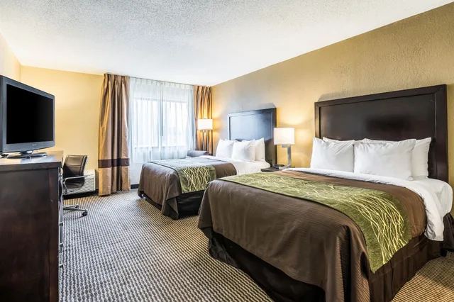 غرفة قياسية بسريرين مزدوجين، Comfort Inn Downtown Detroit MI 6/9