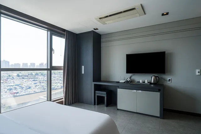 غرفة ديلوكس بسرير مزدوج، Brown Dot Hotel Incheon Songdo 4/10