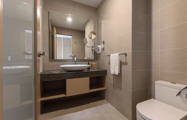 غرفة بريميير بسرير كينج بإطلالة على البحر، Lakeshore Hotel Hualien 9/10
