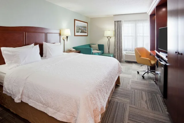 غرفة بسرير كينج بإطلالة على المدينة مع أريكة، Hampton Inn Duluth Canal Park 2/10