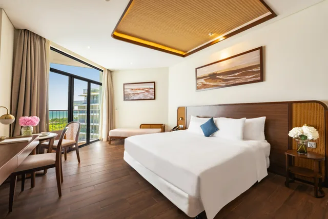 غرفة بريميير ديلوكس بسرير كينج بإطلالة على البحر، Best Western Premier Sonasea Phu Quoc 1/4