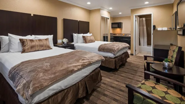 غرفة بسريرين مزدوجين، Best Western Poway/San Diego Hotel 1/2