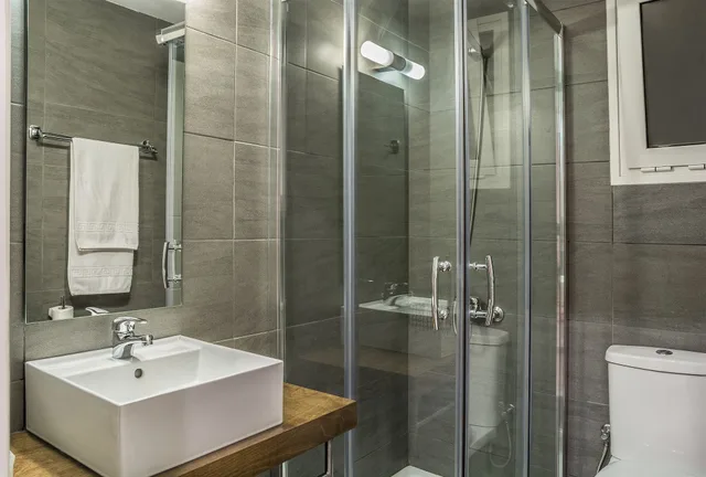 استوديو سوبيريور بسرير مزدوج وسرير فردي بإطلالة على الحديقة، Sea View Hotel Apartments 3/4