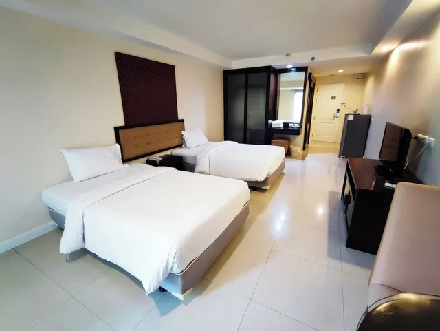استوديو بسريرين منفصلين، Romance Hotel Srinakarin 1/9