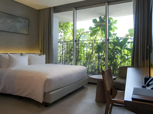 غرفة ديلوكس بسرير مزدوج بإطلالة على المدينة، M Hotel Danang 1/1