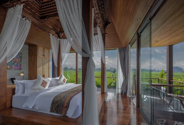 Pool, Prestige, Villa, King Bed, Paddy View، Gdas Bali Health and Wellness Resort 4/10