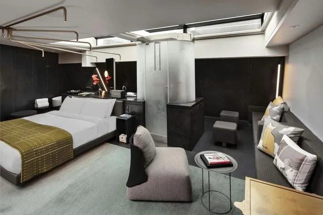 1 Bedroom, Urban, Bank, Suite, King Bed, Jetted Tub، W Amsterdam 7/10