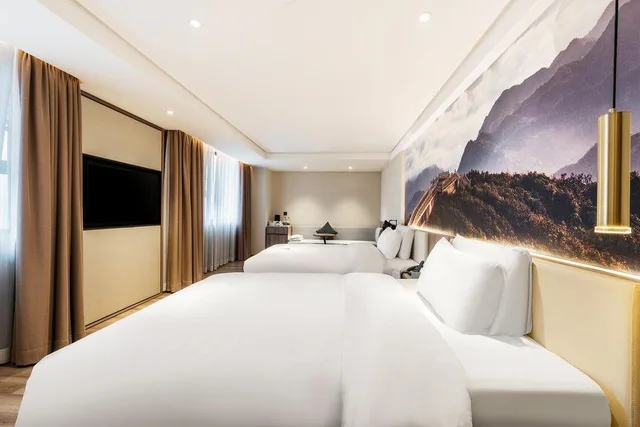 2 Bedrooms, Family Suite, Jimu, 4 Beds, City View, Attic، Atour Hotel (Chongqing Jiefangbei) 3/3