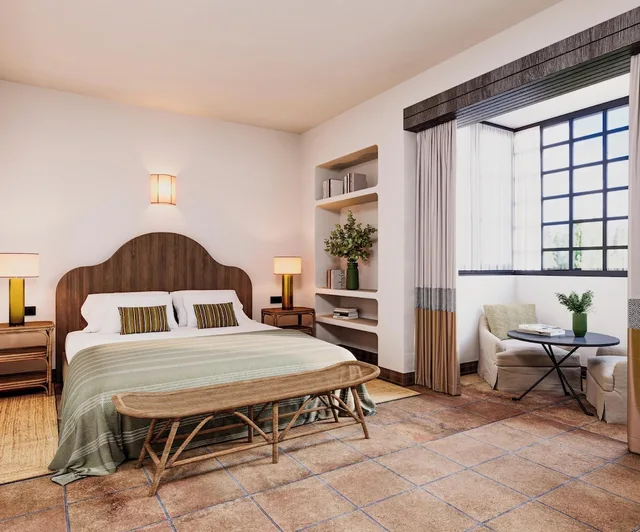 غرفة جونيور بسرير كينج، La Bobadilla, a Royal Hideaway Hotel 6/10