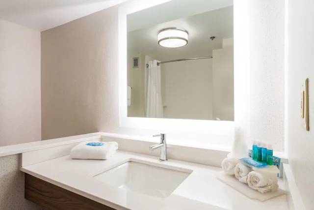 غرفة بسرير كينج مع أريكة، Holiday Inn Express Hotel And Suites Wilmington University Center 2/2