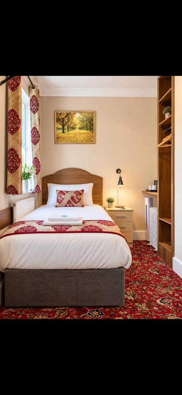غرفة مفردة بحمام مشترك، Twickenham Guest House 2/6