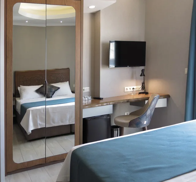 غرفة ديلوكس بسرير مزدوج بإطلالة على المدينة، Galatahan Hotel 3/5