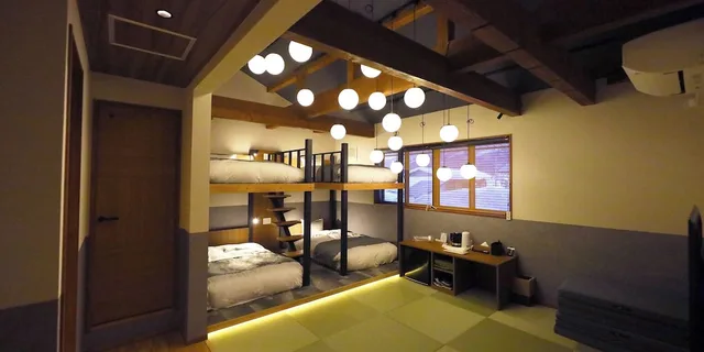 Family, 4 Beds, 2 Futon Beds, Hakuba Ryujin Onsen RYOKAN SUI 3/4