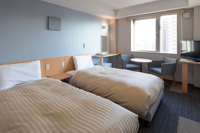 غرفة بسريرين منفصلين، Comfort Inn Omihachiman 1/1