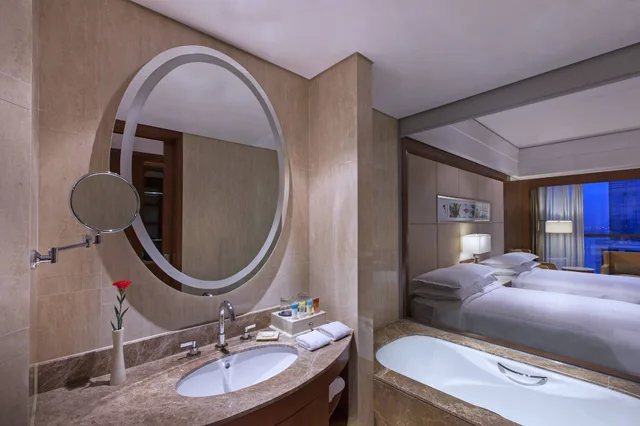 غرفة بسريرين مزدوجين بإطلالة على المدينة، Four Points by Sheraton Suzhou 6/6