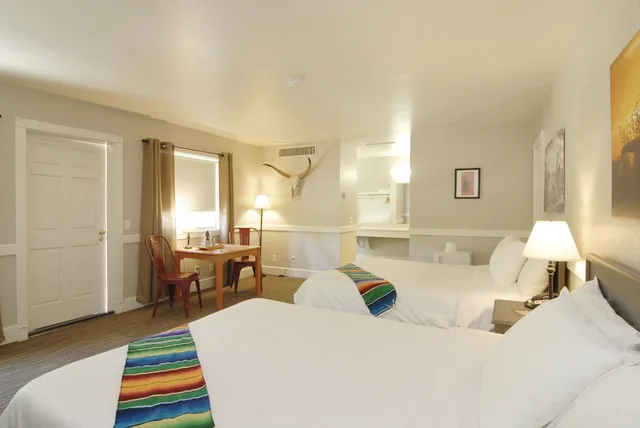 room, 2 queen beds, Palm Canyon Hotel and RV Resort 1/3