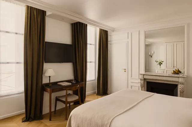 غرفة ديلوكس بسرير مزدوج، Bourgogne Hotel and Montana 1/7