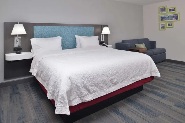 Study, King Bed, Sofa، Hampton Inn Greenville, AL 2/3