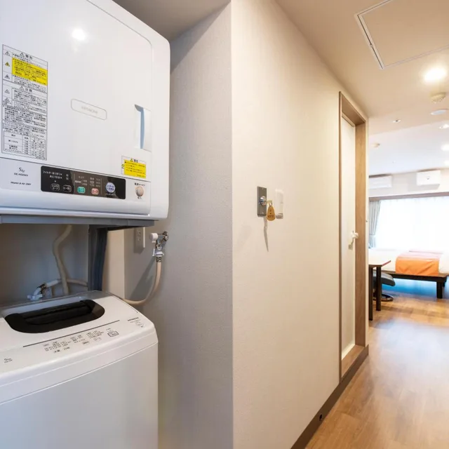 غرفة بسريرين منفصلين بشرفة لذوي الإعاقة، Hotel New Port Yokosuka 9/9
